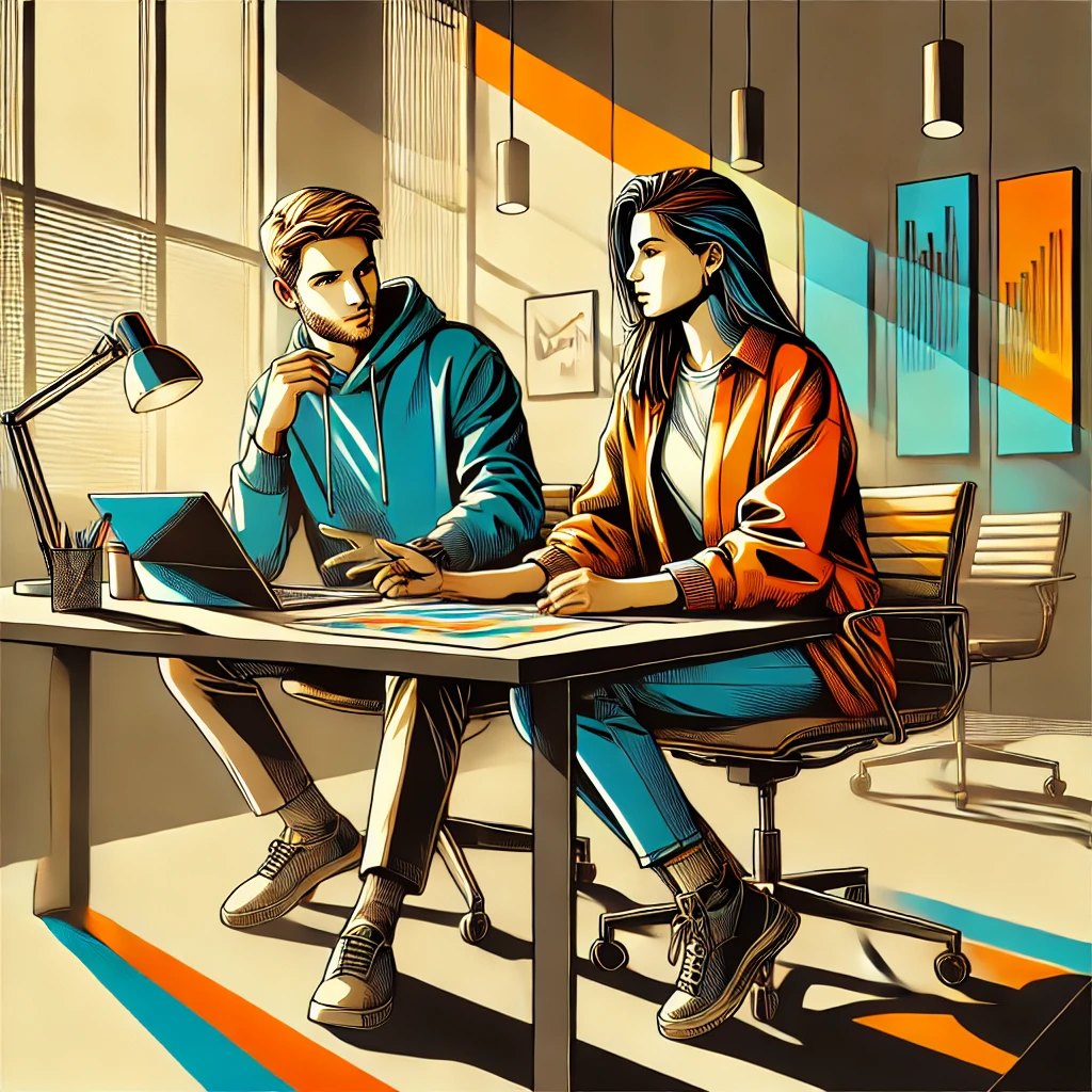 Doradztwo marketingowe: kiedy skorzystać z zewnętrznej pomocy? 9 doradztwo marketingowe digital plant, dwie osoby siedzące nad komputerem