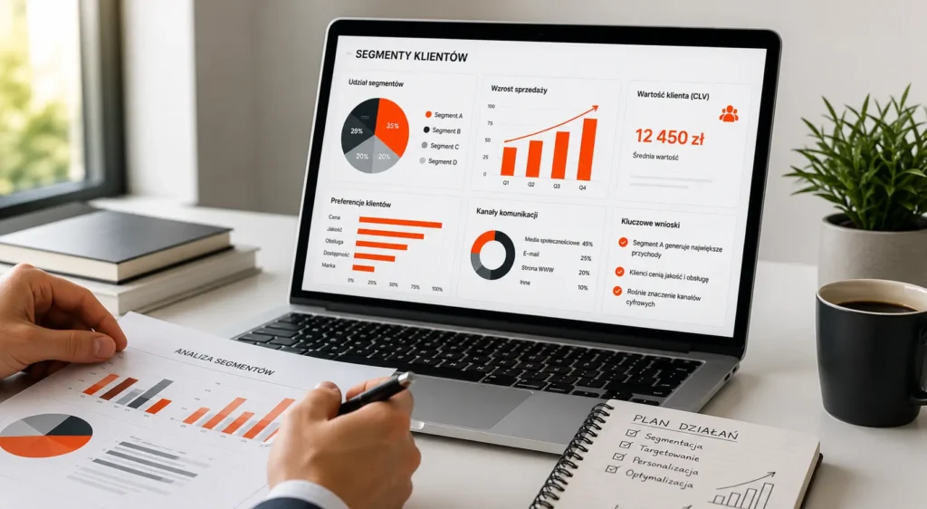 Analiza danych klientow i segmentow rynku wspierajaca planowanie strategii marketingowej oraz rozwoj oferty